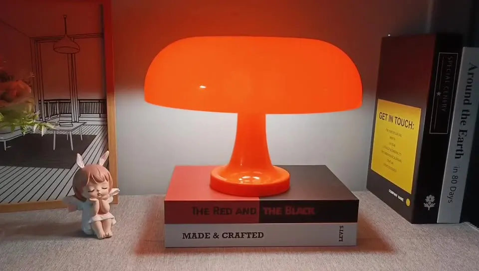 Modern Mantar Tasarım Dokunmatik Masa Lambası