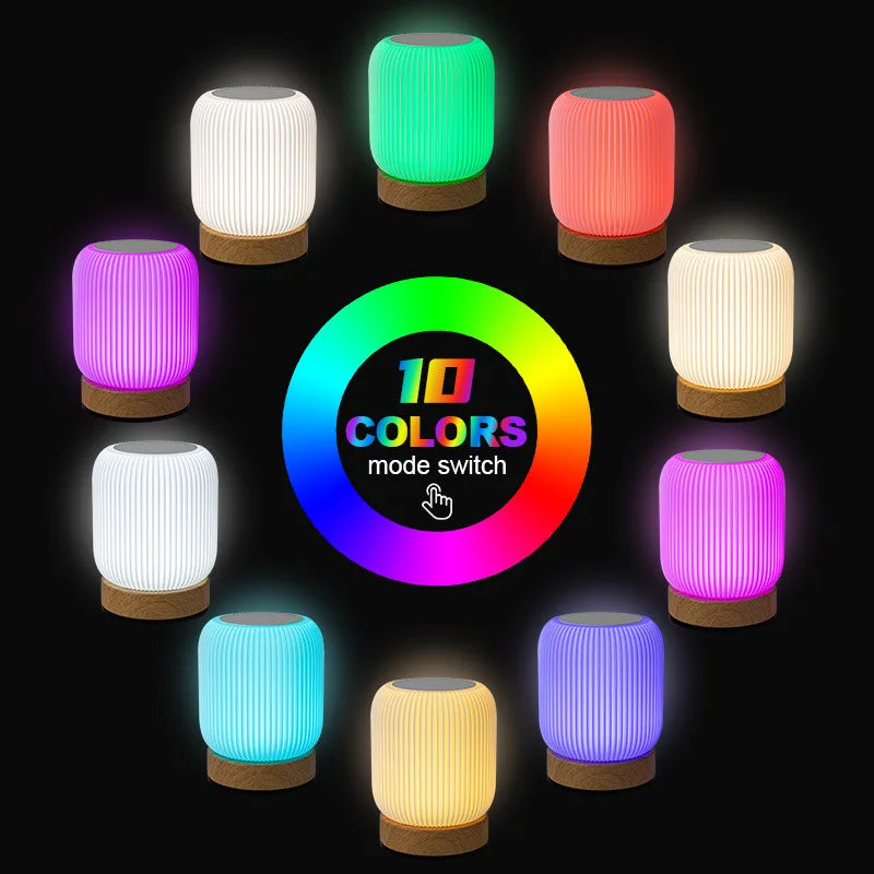 RGB Dokunmatik Atmosfer Lambası – Uzaktan Kumanda, 16+ Renk